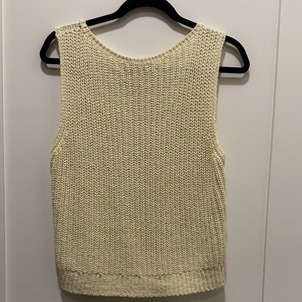 Abercrombie & Fitch Knit Sweater Tank Top